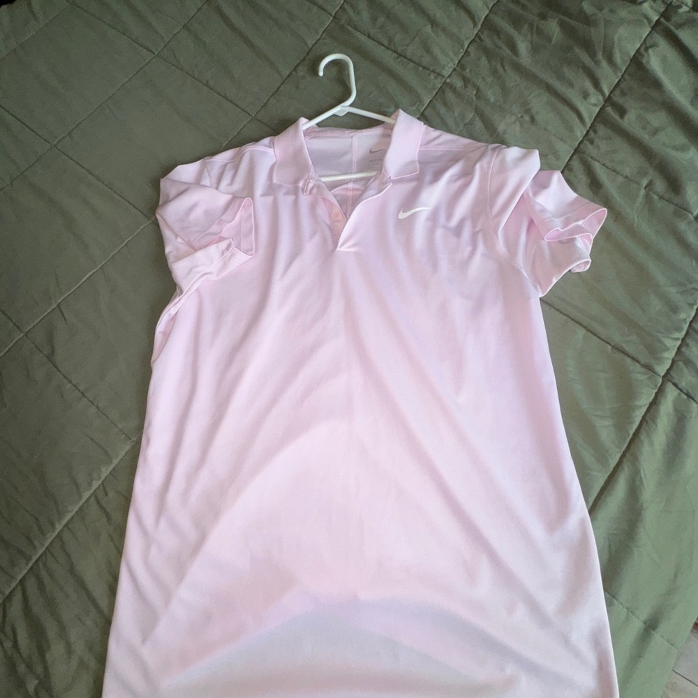 Men’s Nike Light Pink Polo Golf Shirt